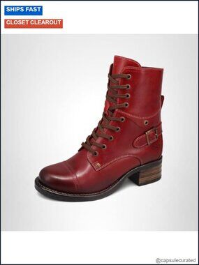 Ankle Boots with Faux Fur & Leather Lining, Orthotic Footbed, Inside Zipper